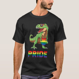 Camiseta Orgulho Dinossaur Lgbtq Gay Lésbica Transgênero Tr