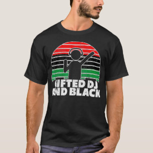 Camiseta Orgulho DJ Afro-Americano - EDM USA Techno Gift