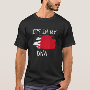 Camiseta Orgulho do Bahrein Está no Meu DNA Bandeira do Bah