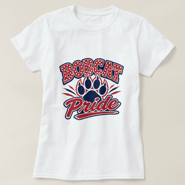 Camiseta Orgulho do Bobcat (Frente do Design)
