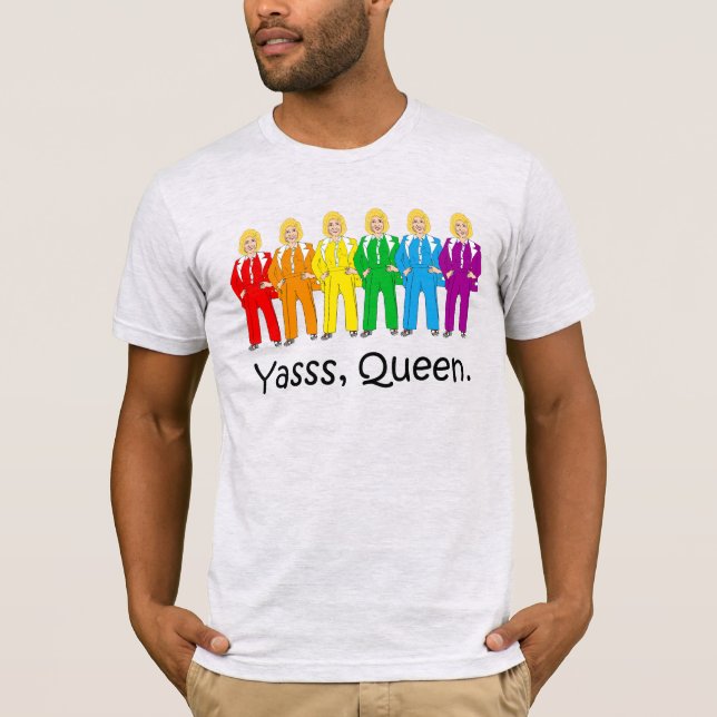 Camiseta Orgulho do Conjunto de Hillary - Yasss Rainha (Frente)