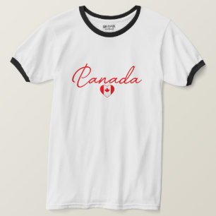 Camiseta Orgulho do Coração do Canadá