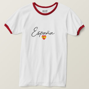 Camiseta Orgulho do Coração do Futebol Espanhol