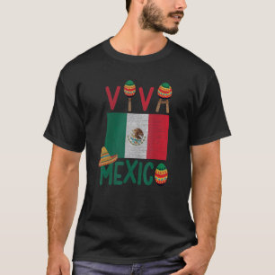Camiseta Orgulho do Dia da Independência Mexicana Fiesta Ci