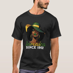 Camiseta Orgulho do Dia Independente das Meninas jamaicanas