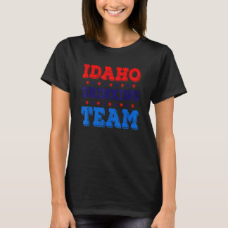 Camiseta Orgulho do Estado da Equipe de Bebada de Idaho Cer