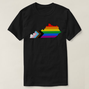 Camiseta Orgulho do Estado de Kentucky LGBTQ Progress Pride