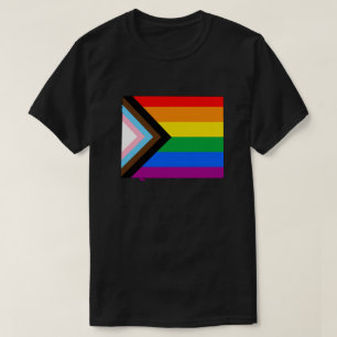 Camiseta Orgulho do Estado de Wyoming LGBTQ Progress Pride