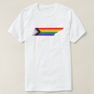 Camiseta Orgulho do Estado do Tennessee LGBTQ Progresso Org