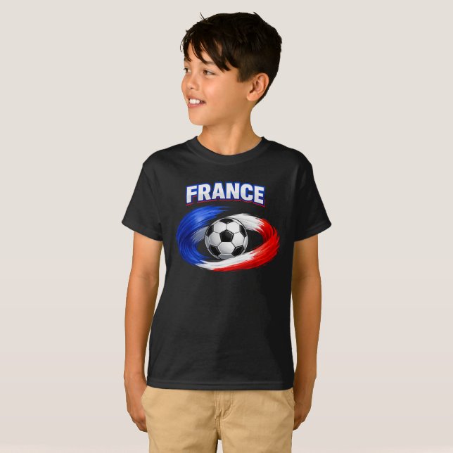 Camiseta Orgulho do Futebol Francês (Frente Completa)