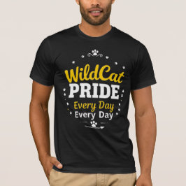 Camiseta Orgulho do Gato Selvagem Todos os Dias Es