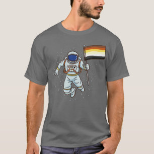 Camiseta Orgulho do Gay do Astronauta do Urso gay