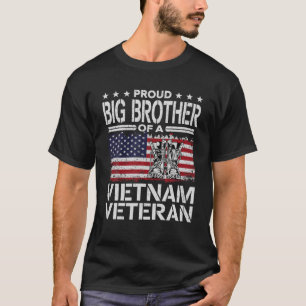 Camiseta Orgulho do Grande Irmão Vietnã Veterano dos EUA 
