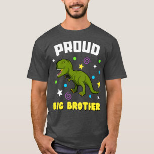 Camiseta Orgulho do Irmão Grande TRex Sibling Boys