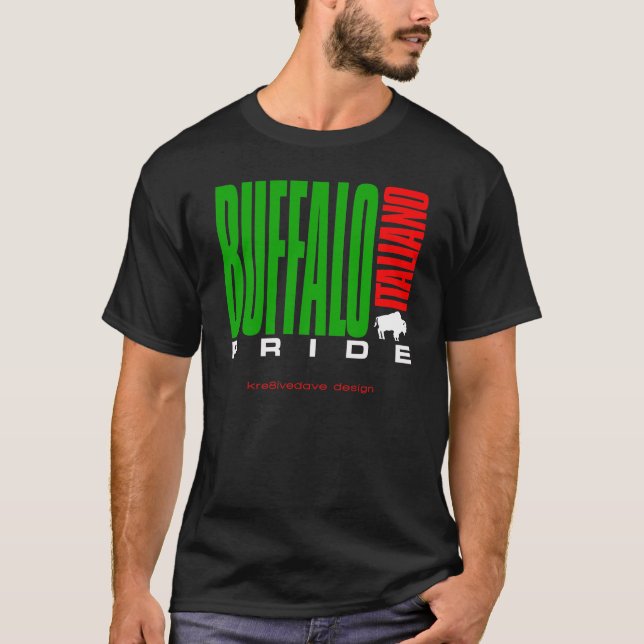 CAMISETA ORGULHO DO ITALIANO DO BÚFALO (Frente)