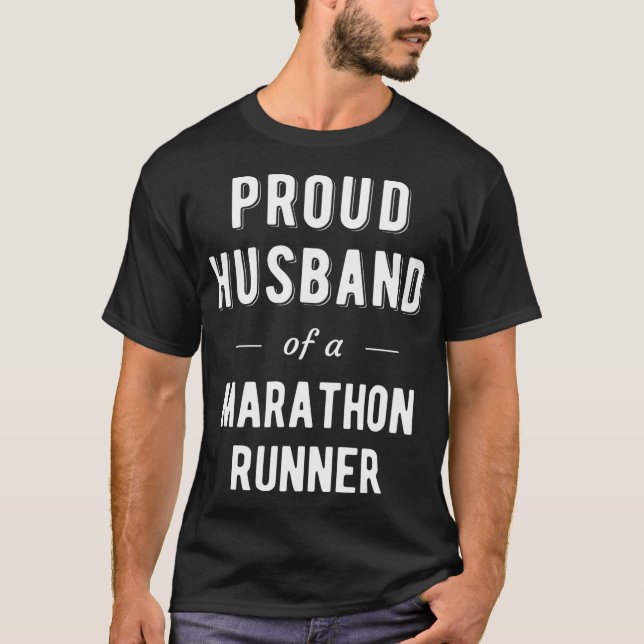 Camiseta Orgulho do Marido de uma Maratona (Frente)