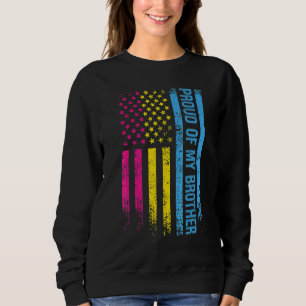 Camiseta Orgulho Do Meu Irmão Pansexual