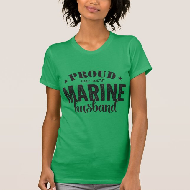 Camiseta Orgulho do meu marido MARINE (Frente)