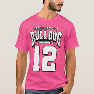 Camiseta Orgulho Do Pai De Futebol Do Jogador 12