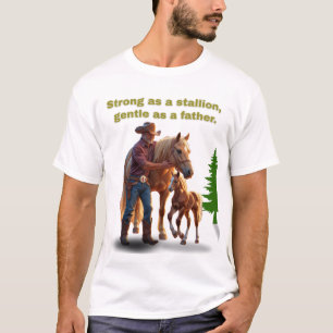 Camiseta Orgulho do Pai - Edição Equestre do Dia do Pai
