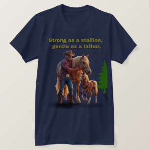 Camiseta Orgulho do Pai - Edição Equestre do Dia do Pai