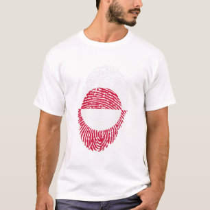 Camiseta Orgulho do País das Impressões Digitais na Grone