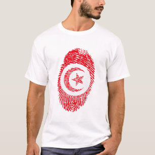 Camiseta Orgulho do País das Impressões Digitais na Tuní