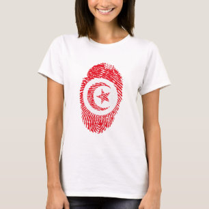 Camiseta Orgulho do País das Impressões Digitais na Tuní