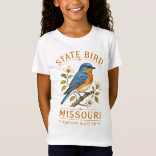 Camiseta Orgulho do Pássaro- Azul-Oriental MO Emblema Vinta