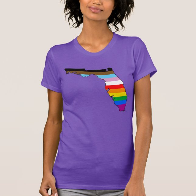 Camiseta Orgulho do Progresso da Flórida (Frente)