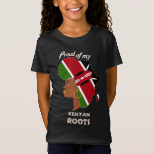 Camiseta Orgulho do Quênia Raízes Negras História Mês das M