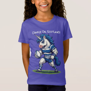 Camiseta Orgulho do Rugby Unicórnio Carga das Terras Altas
