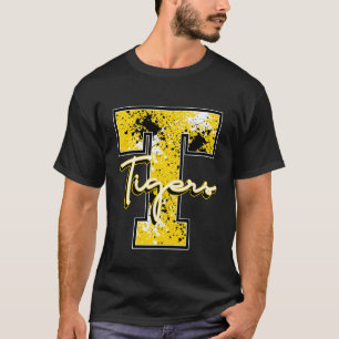 Camiseta Orgulho do Tigre Amarelo Mascote Espírito Escolar