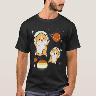 Camiseta Orgulho do Urso Gay do Astronauta de Hamster
