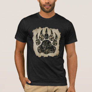 Camiseta Orgulho do Urso Gay Legal desgastado Pata de Urso