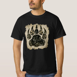 Camiseta Orgulho do Urso Gay Legal desgastado Pata de Urso
