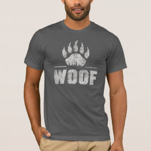 Camiseta Orgulho do Urso Gay Pata de Urso angustiado WOOF !