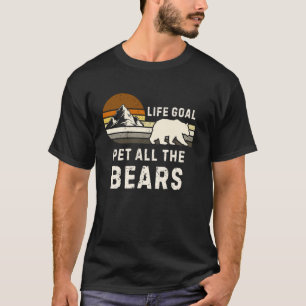 Camiseta Orgulho do Urso Gay Retro Engraçado Pet Todos os U