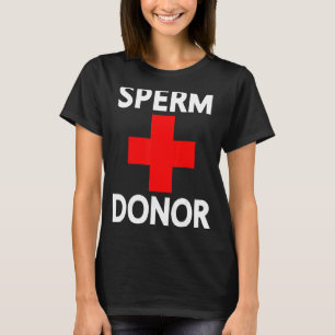 Camiseta Orgulho Doador de Esperma Dispende Homens de Figur