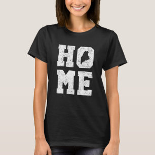 Camiseta Orgulho Doméstico do Mapa do Estado dos EUA
