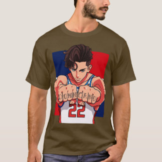 Camiseta Orgulho Dominicano Jogador de Basquete Repub Domin