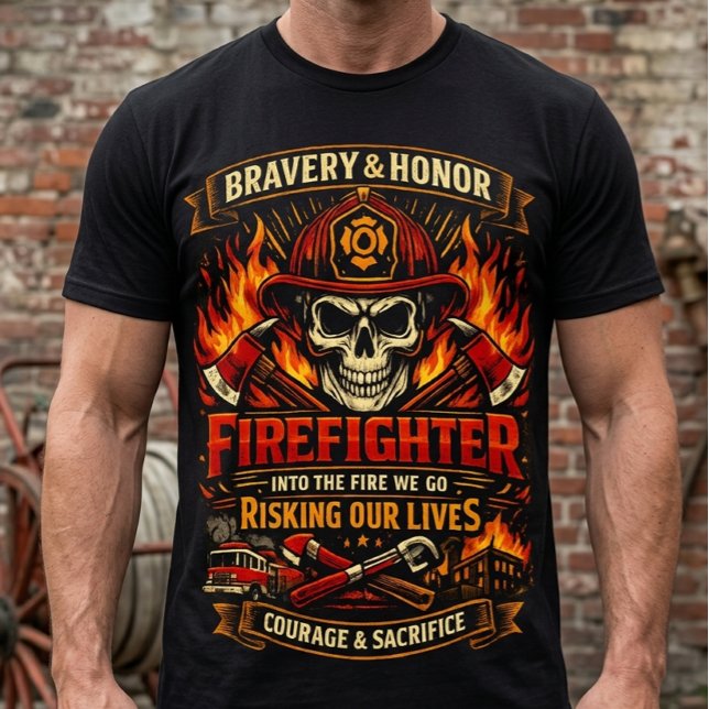 Camiseta Orgulho dos Bombeiros  (Criador carregado)