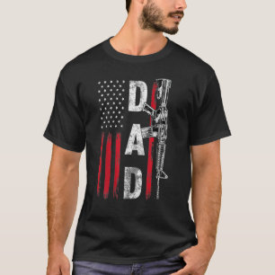 Camiseta Orgulho dos Direitos do Arma do Pai Ar 15 American