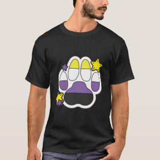 Camiseta Orgulho dos Direitos Gay do Mês LGBTQ da Pata Furr