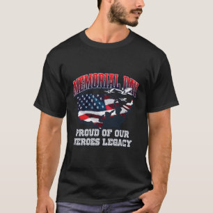 Camiseta Orgulho Dos Nossos Heróis Veteranos Americanos Dia
