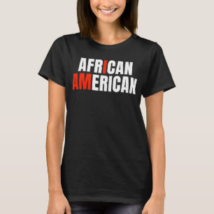 Camiseta Orgulho e Cultura Africano Pessoas Americana