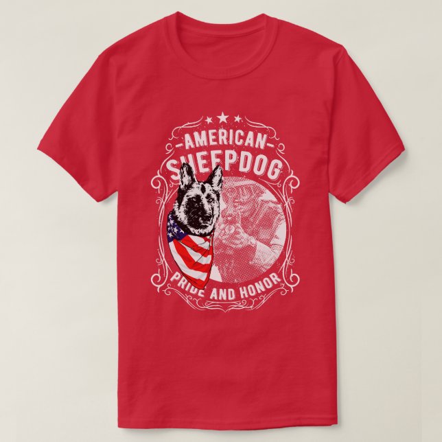 Camiseta Orgulho e honra dos monstros americanos (Frente do Design)