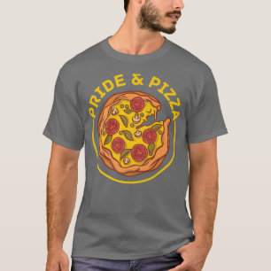 Camiseta Orgulho e Pizza - Orgulho gay Lgbt Sinalizador Arc