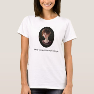 Camiseta Orgulho e Preconceito Jane Austen Tshirt