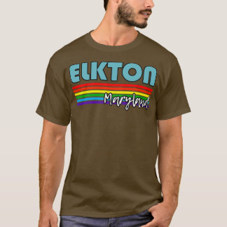 Camiseta Orgulho Elkton LGBT Gift LGBT Supp Elkton Maryland